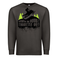 Smoke snowmobile throttle Premium Sweatshirt - artisFamous