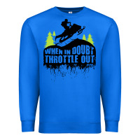 True Royal snowmobile throttle Premium Sweatshirt - artisFamous
