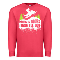 Cardinal snowmobile throttle Premium Sweatshirt - artisFamous