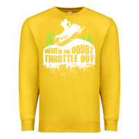 Lemon snowmobile throttle Premium Sweatshirt - artisFamous