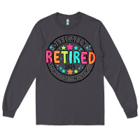 Smoke Officially Retired 2025 not my problem anymore Long Sleeve Tee - CowhideDigitalArt