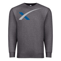 Charcoal Heather space X Premium Sweatshirt - artisFamous