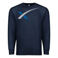 Navy space X Premium Sweatshirt - artisFamous