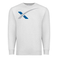 Oatmeal Heather space X Premium Sweatshirt - artisFamous