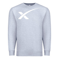 Heather Grey space X Premium Sweatshirt - artisFamous