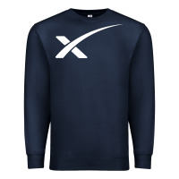 Navy space X Premium Sweatshirt - artisFamous