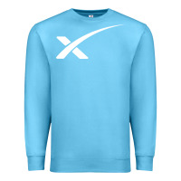 Ocean Blue space X Premium Sweatshirt - artisFamous
