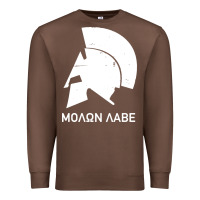 Chestnut spartan helmet Premium Sweatshirt - artisFamous