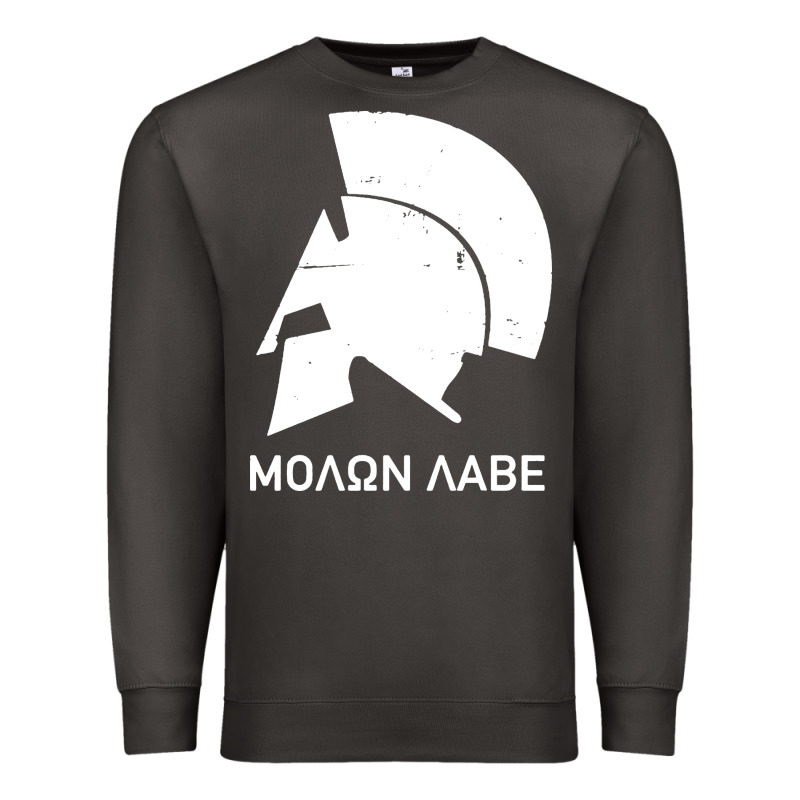 Spartan Helmet Premium Sweatshirt by artisFamous | Teevron