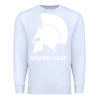 White spartan helmet Premium Sweatshirt - artisFamous