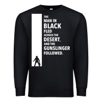 Black the man in black fled across the desert Premium Sweatshirt - artisFamous