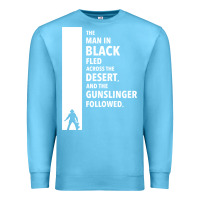 Ocean Blue the man in black fled across the desert Premium Sweatshirt - artisFamous