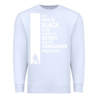 White the man in black fled across the desert Premium Sweatshirt - artisFamous