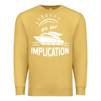 Antique Gold the implication   its always sunny in philadelphia Premium Sweatshirt - artisFamous