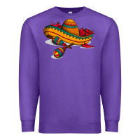 Maracas Sombrero Mexican Premium Sweatshirt | Teevron