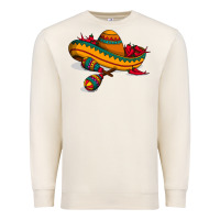 Sandshell maracas sombrero mexican Premium Sweatshirt - artisFamous