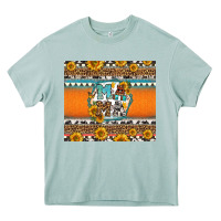 Arona sunflowers hexagon frame mama Heavy Core Tee - Jasminsmagicworld
