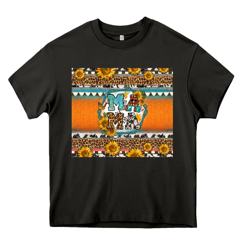 Sunflowers Hexagon Frame Mama Heavy Core Tee by Jasminsmagicworld | Teevron