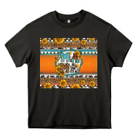 Asphalt sunflowers hexagon frame mama Heavy Core Tee - Jasminsmagicworld