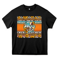 Black sunflowers hexagon frame mama Heavy Core Tee - Jasminsmagicworld