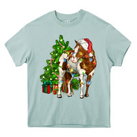 Arona american paint horse christmas tree Heavy Core Tee - CowGirlArtShop