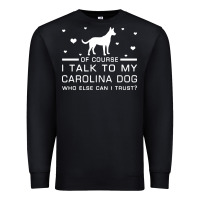 Black carolina dog Premium Sweatshirt - artisFamous