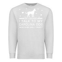 Dove Grey carolina dog Premium Sweatshirt - artisFamous