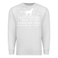 Oatmeal Heather carolina dog Premium Sweatshirt - artisFamous