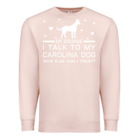 Pale Pink carolina dog Premium Sweatshirt - artisFamous