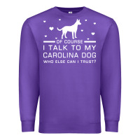 Purple carolina dog Premium Sweatshirt - artisFamous