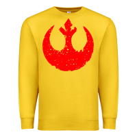 Lemon distressed rebel alliance symbol Premium Sweatshirt - artisFamous