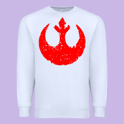 Distressed Rebel Alliance Symbol Premium Sweatshirt Designed By Artisfamous
