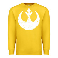 Lemon distressed rebel alliance symbol Premium Sweatshirt - artisFamous