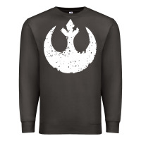 Smoke distressed rebel alliance symbol Premium Sweatshirt - artisFamous