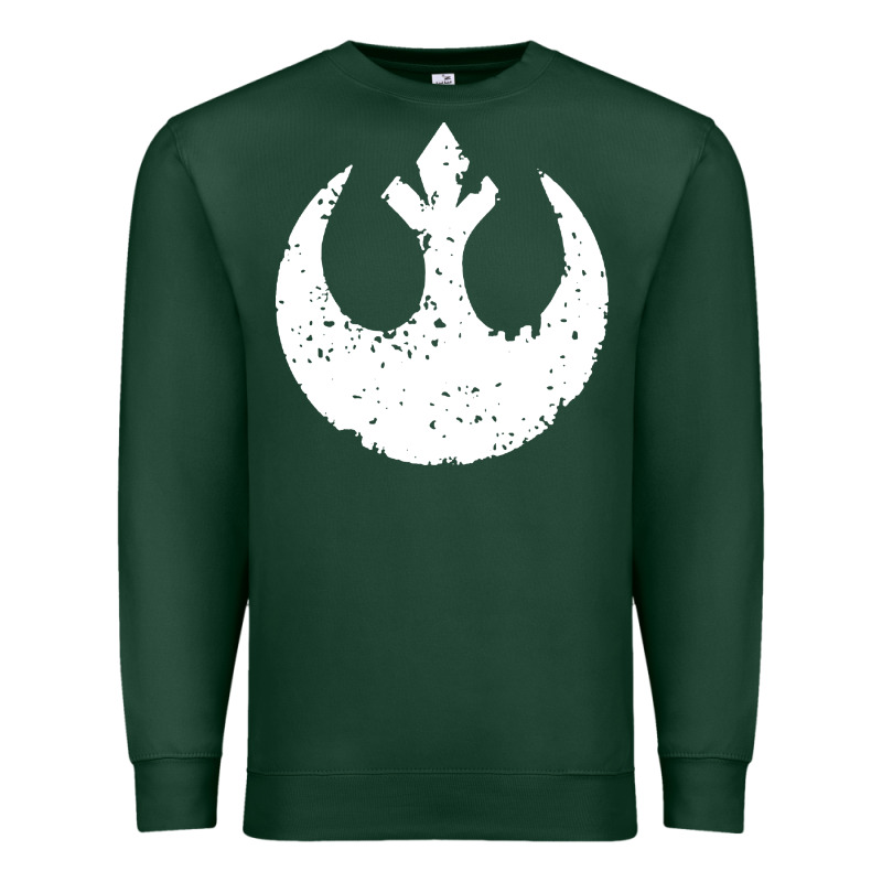 Distressed Rebel Alliance Symbol Premium Sweatshirt by artisFamous | Teevron