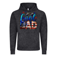 Vintage Black Cool American Dad 4th of July Vintage Hoodie - LillyAllenDesigns
