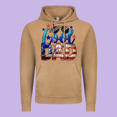 Cool American Dad 4th Of July Vintage Hoodie Designed By Lillyallendesigns