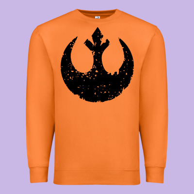 Distressed Rebel Alliance Symbol Premium Sweatshirt Designed By Artisfamous