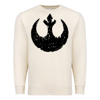 Sandshell distressed rebel alliance symbol Premium Sweatshirt - artisFamous