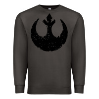 Smoke distressed rebel alliance symbol Premium Sweatshirt - artisFamous