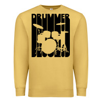 Antique Gold vintage retro drummer Premium Sweatshirt - artisFamous