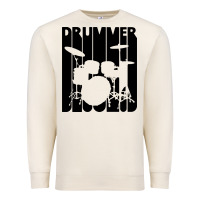 Vintage Retro Drummer Premium Sweatshirt | Teevron