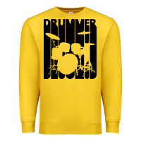Lemon vintage retro drummer Premium Sweatshirt - artisFamous