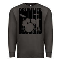Smoke vintage retro drummer Premium Sweatshirt - artisFamous