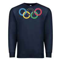 Navy Olympic Rings Premium Sweatshirt - artisFamous