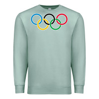 Seafoam Olympic Rings Premium Sweatshirt - artisFamous