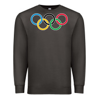 Smoke Olympic Rings Premium Sweatshirt - artisFamous