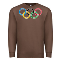 Chestnut Olympic Rings Premium Sweatshirt - artisFamous