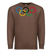 Chestnut Olympic Rings Premium Sweatshirt - artisFamous