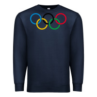 Navy Olympic Rings Premium Sweatshirt - artisFamous